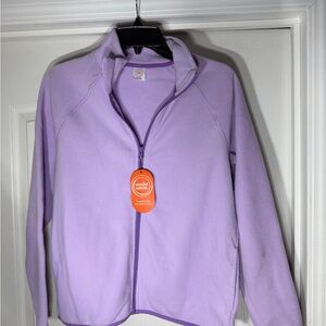 Wonder Nation Light Purple Fleece Jacket Youth XXL